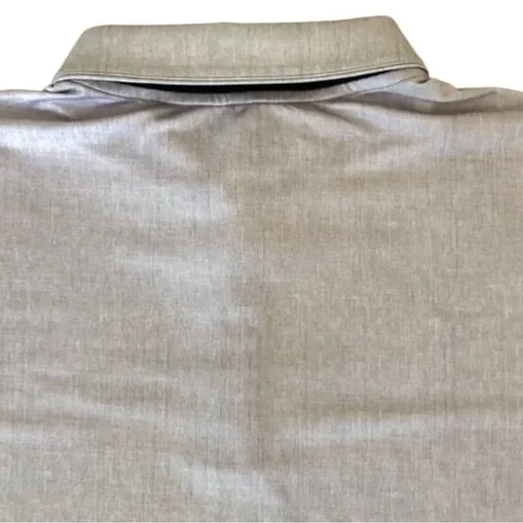 Men’s NIKE Dri-Fit Yellow Gray Stripe Polo Size XL - Picture 9 of 10